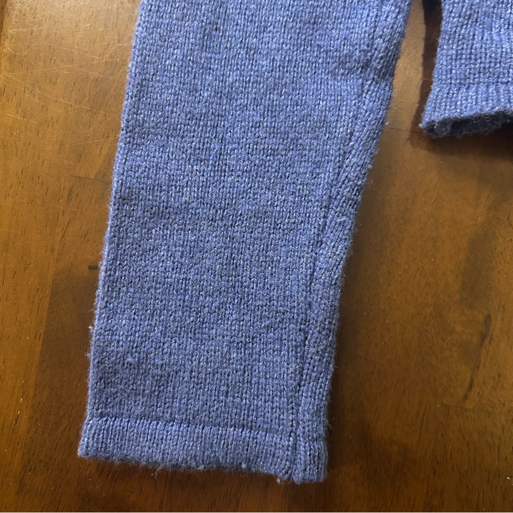 brandy melville blue cropped Francesca sweater in a wool blend - Picture 9 of 16